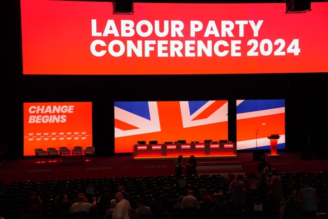 The main stage at the Labour Party Conference in Liverpool