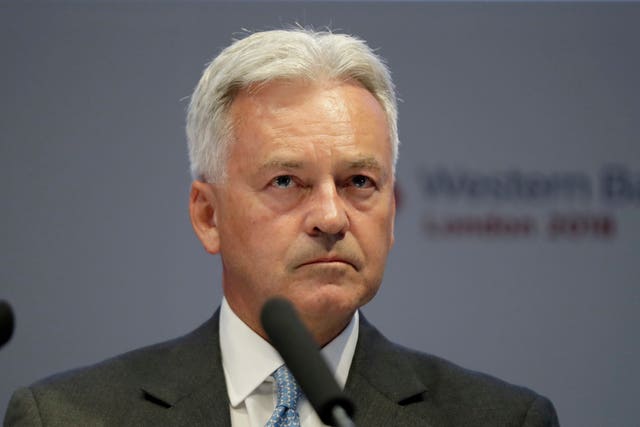 Foreign Office Minister Sir Alan Duncan