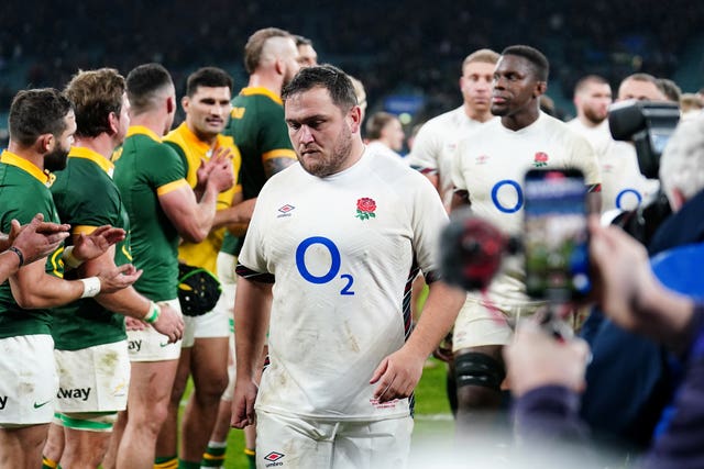 Jamie George after England's autumn defeat to South Africa