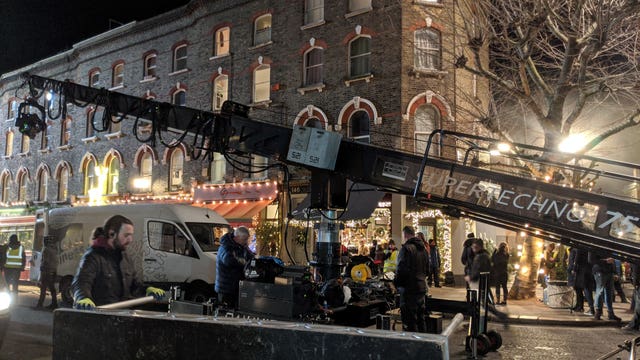 Filming of A Boy Called Christmas