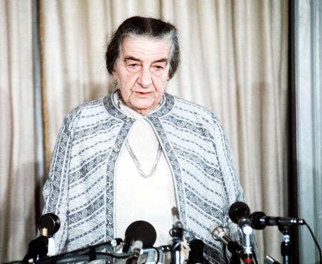 Golda Meir (Archive/PA)