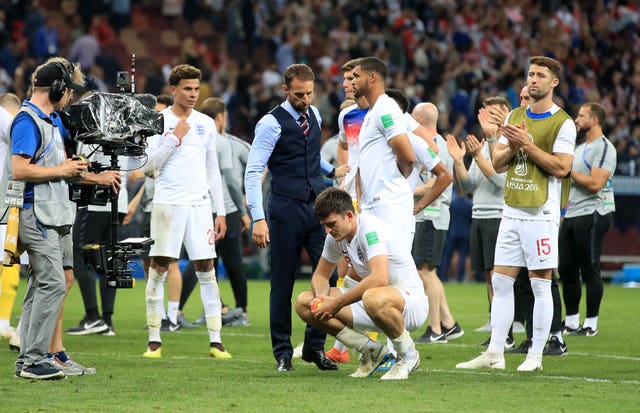England were left disappointed after going out to Croatia after extra time in 2018 (Adam Davy/PA)