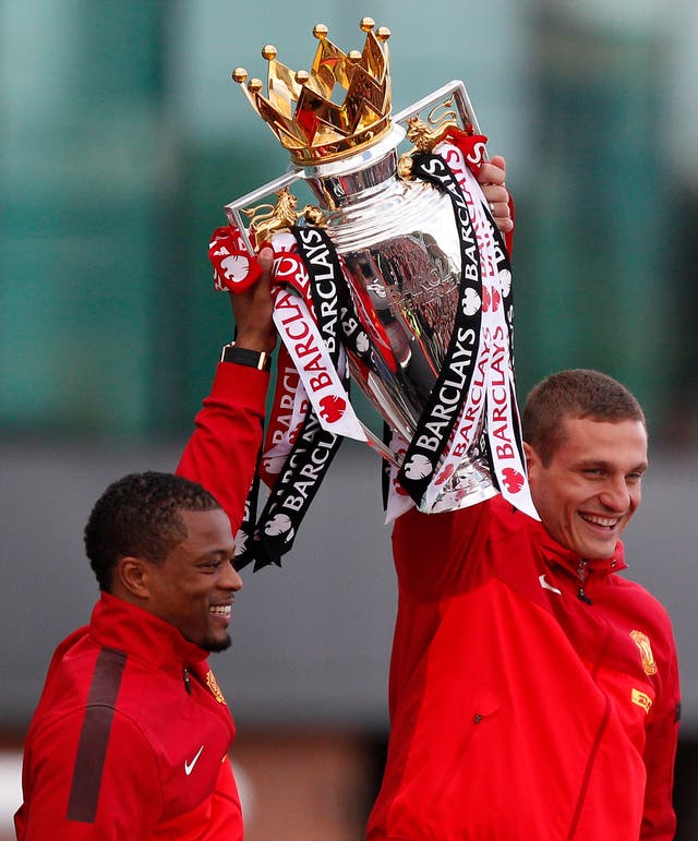 Nemanja Vidic and Patrice Evra enjoyed medal-laden Manchester United careers