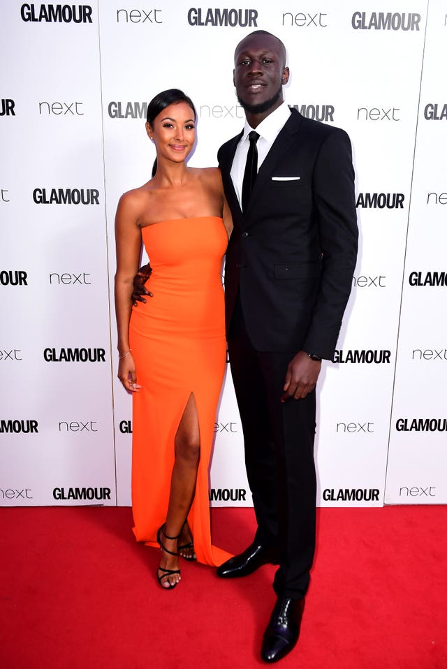 Stormzy and Maya Jama on the red carpet