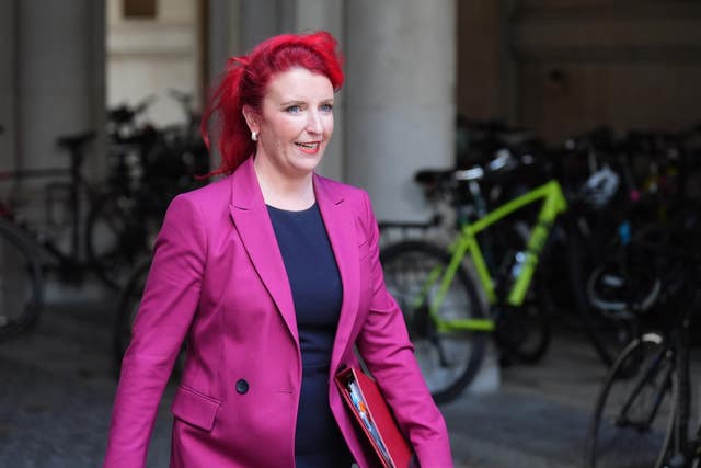 Secretary of State for Transport Louise Haigh walking in Downing Street