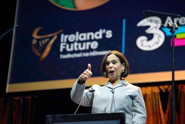 Irish unification rally