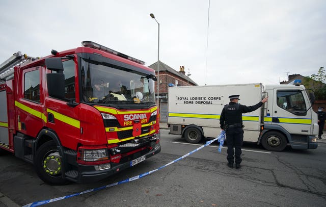 Investigations in the city continue after the attack on Remembrance Sunday (Peter Byrne/PA)