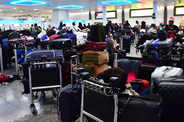 Passengers were stranded at Gatwick airport 