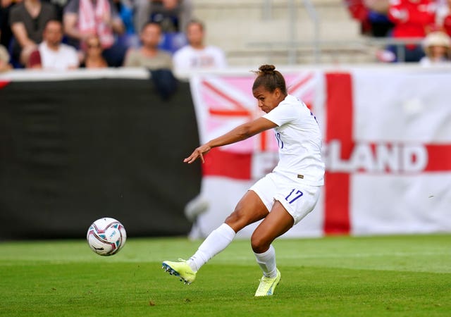 Parris scored her first England goal for a year against Austria on Saturday (John Walton/PA)