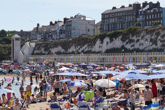 The beach at Broadstairs, Kent