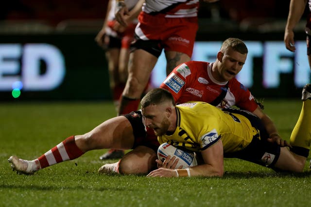 Jackson Hastings scores against his former club