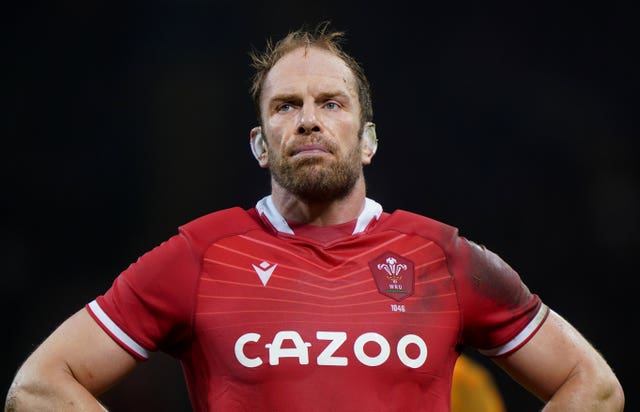 Alun Wyn Jones in action for Wales