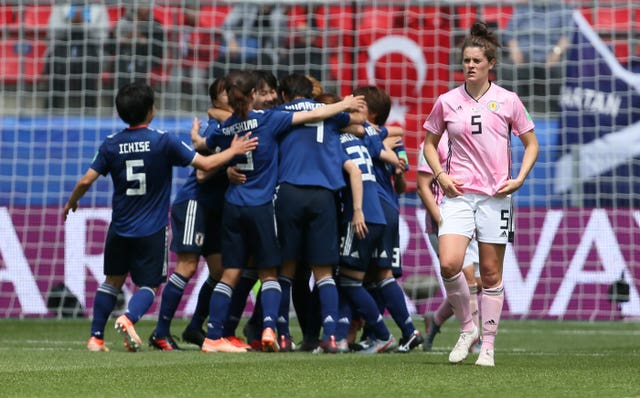 Scotland suffered defeat to Japan