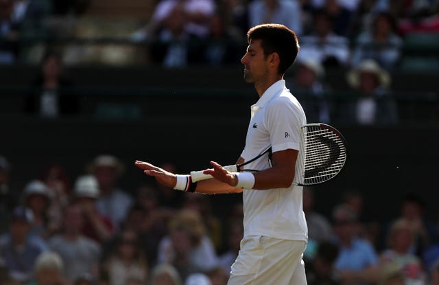 Novak Djokovic retired from a match at Wimbledon in 2017 because of an elbow problem