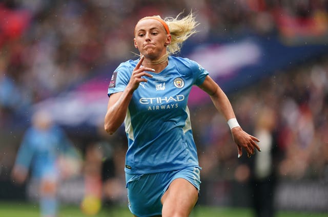 Chloe Kelly in action for Manchester City (Mike Egerton/PA).