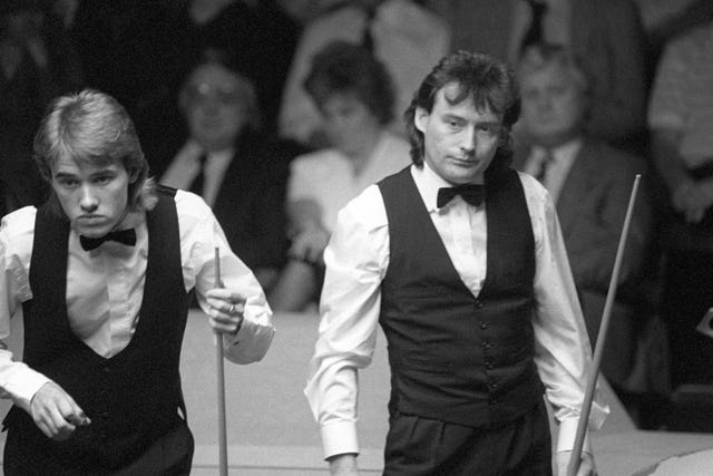Snooker – 1990 Embassy World Snooker Championship – Final – Jimmy White v Stephen Hendry – Crucible Theatre, Sheffield