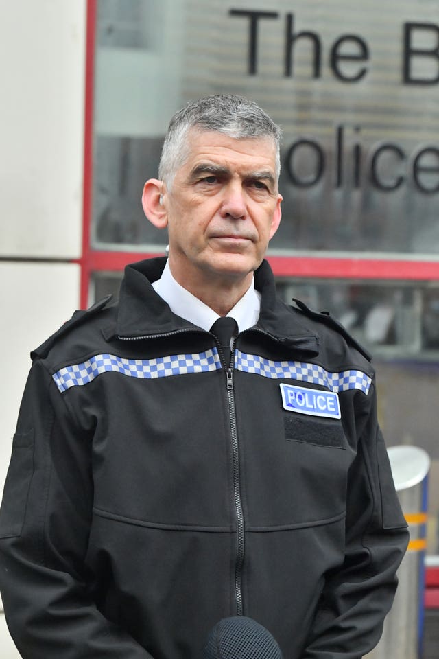 Head of the College of Policing Andy Marsh said that police are less effective because of low levels of confidence among Black communities