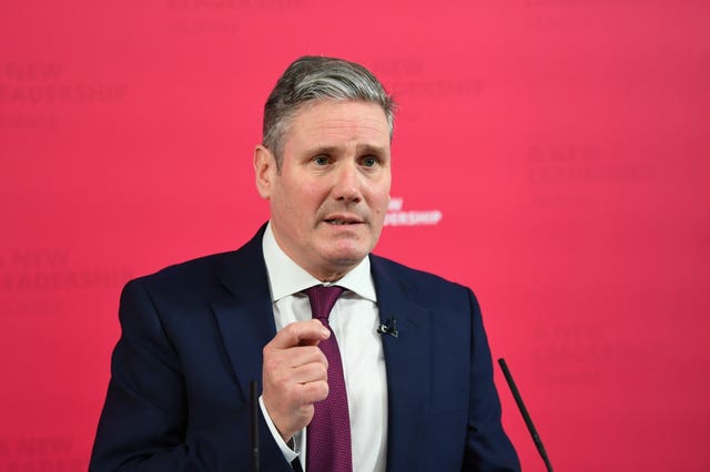 Labour leader Sir Keir Starmer