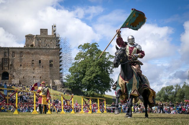 Jousting tournament at Linlithgow Palace