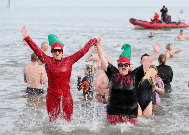 New Year’s Day swim