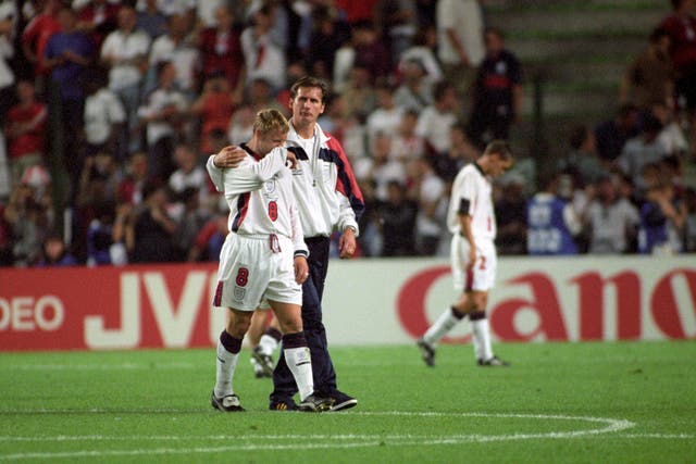 David Batty was one of two England players to miss in their World Cup shoot-out against Argentina.