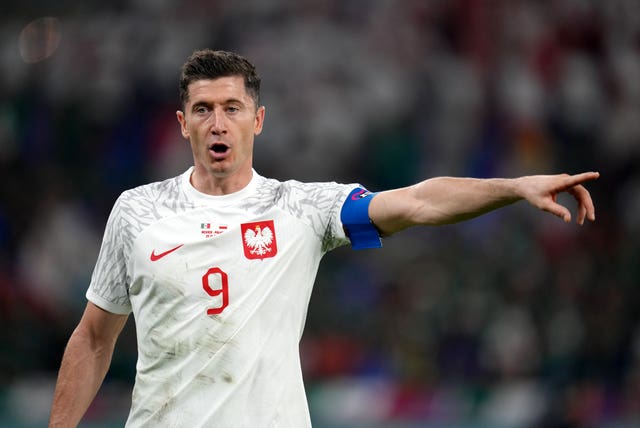 Lewandowski was the target of loud boos from the Mexican crowd 