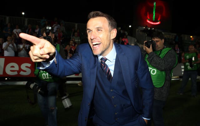England Women manager Phil Neville says hosting the European Championship can inspire the next generation of female players (Nick Potts/PA).