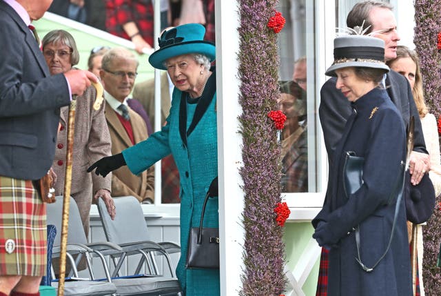 The Queen at Braemar Royal Highland Gathering