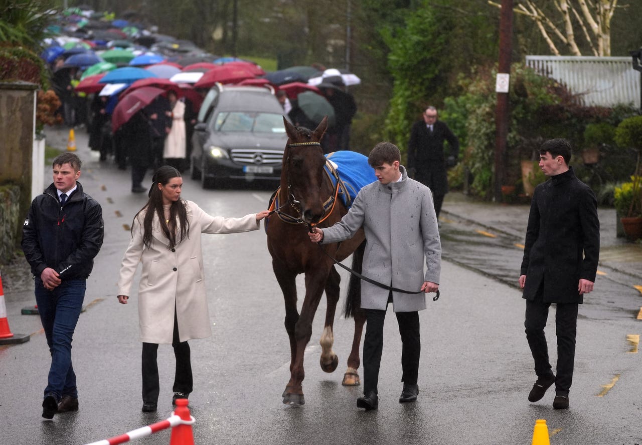 Jockey Michael O’Sullivan won the hearts of the Irish people, funeral ...
