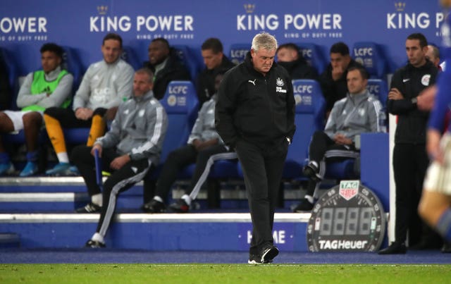 Steve Bruce's Newcastle are in the relegation zone