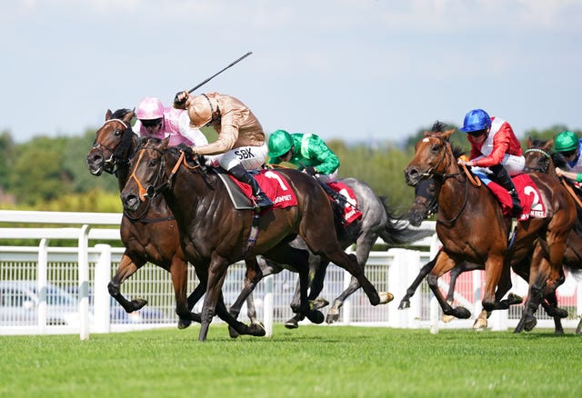 Heredia was reaching a new career high in victory at Sandown