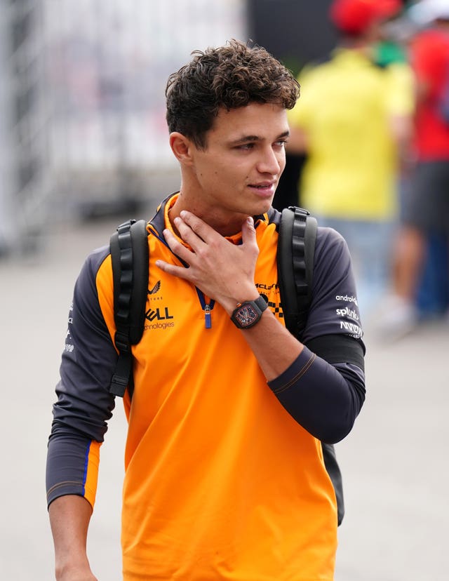 Lando Norris at the 2022 Italian Grand Prix