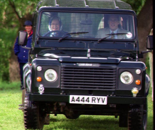 Queen Elizabeth II Land Rover display