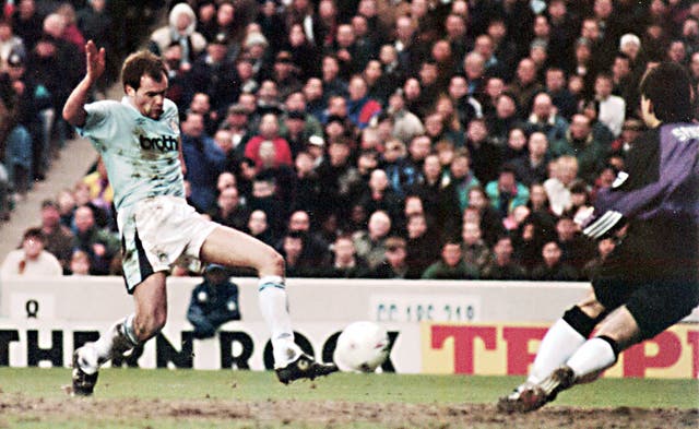 Uwe Rosler was a regular scorer for Manchester City in the early Premier League days 