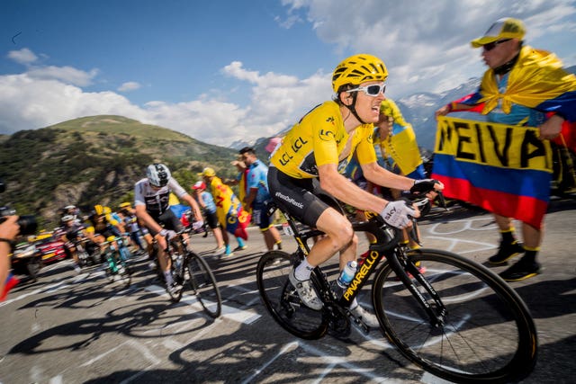 Team Sky's Geraint Thomas in action during stage twelve of the 2018 Tour de France.