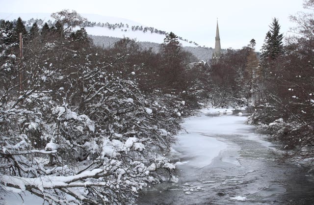 The River Clunie in Braemar, Aberdeenshire 