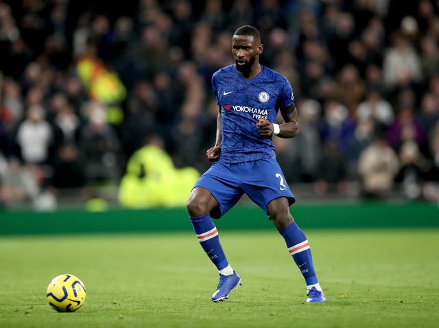 Antonio Rudiger played his part in the 2-0 victory last month 