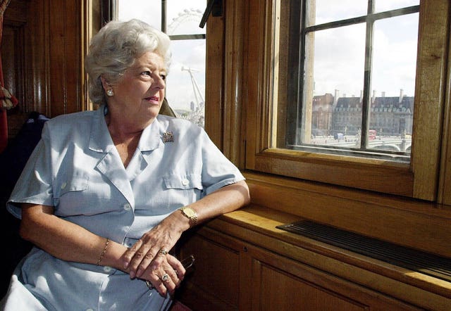 Betty Boothroyd death