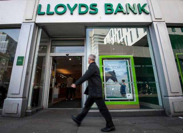 A Lloyds Bank branch 