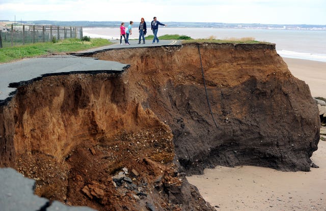 Coastal erosion