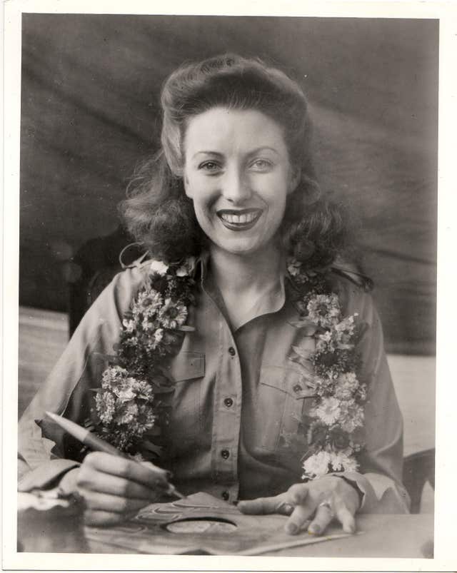 Dame Vera in her younger days