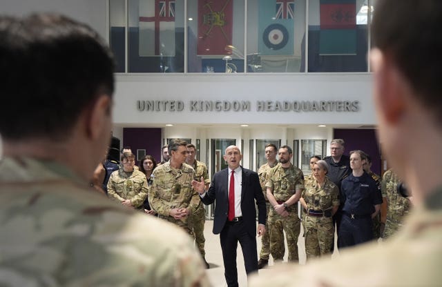 Defence Secretary John Healey