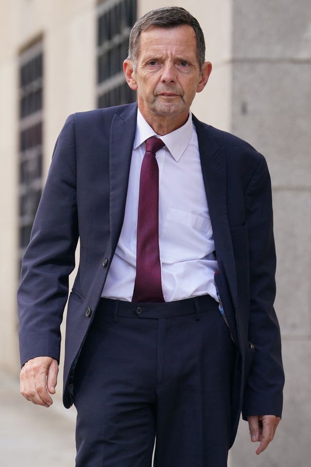 Former IOPC director Michael Lockwood arrives at the Old Bailey in central London