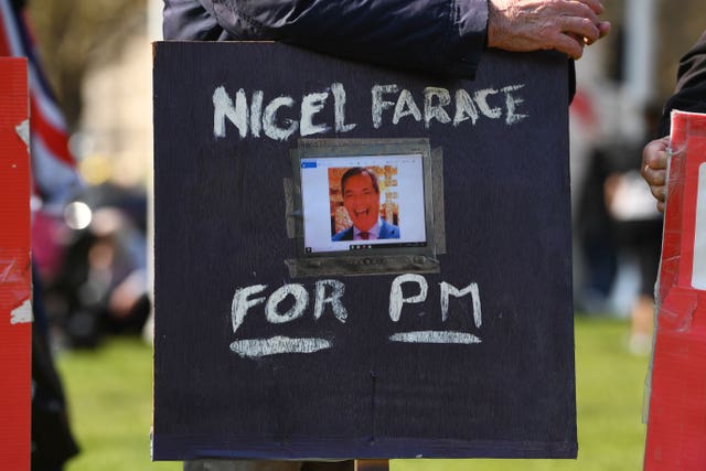 A Nigel Farage fan in Westminster