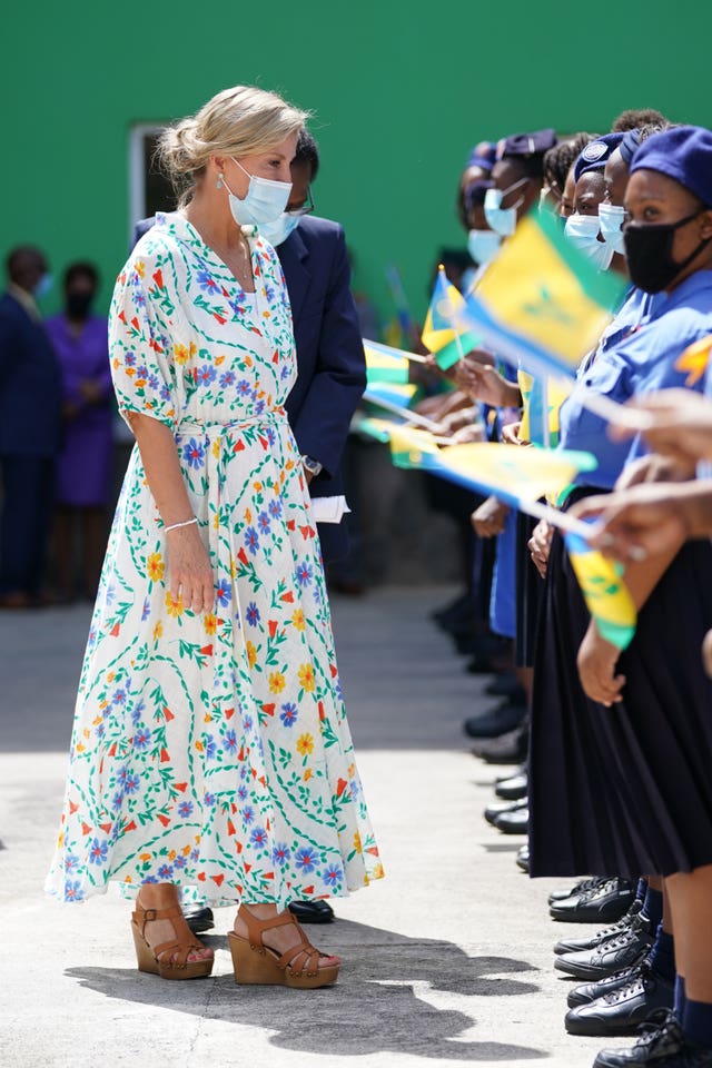 Earl and Countess of Wessex visit to the Caribbean – Day 2