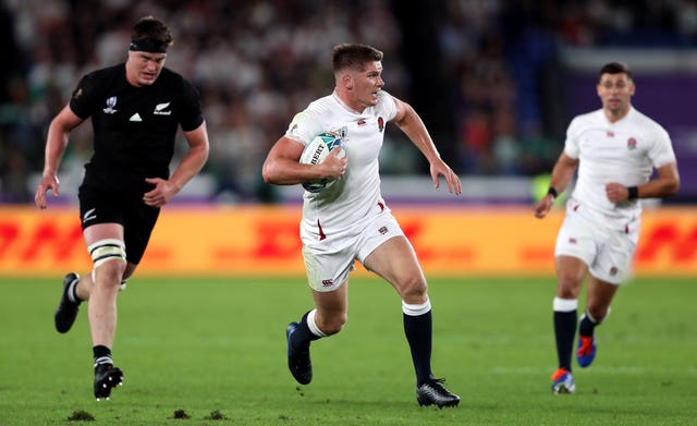 Owen Farrell in action at the 2019 World Cup