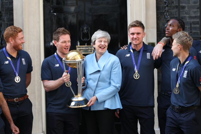 With England's triumphant Cricket World Cup squad