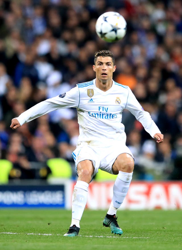 Real Madrid’s Cristiano Ronaldo is looking to win his fifth Champions League title.