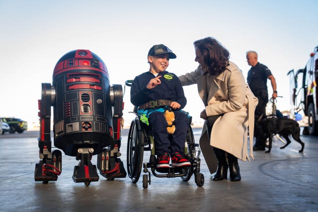 DShirley Ballas speaks with Alex Knowles, nine, from Morecambe