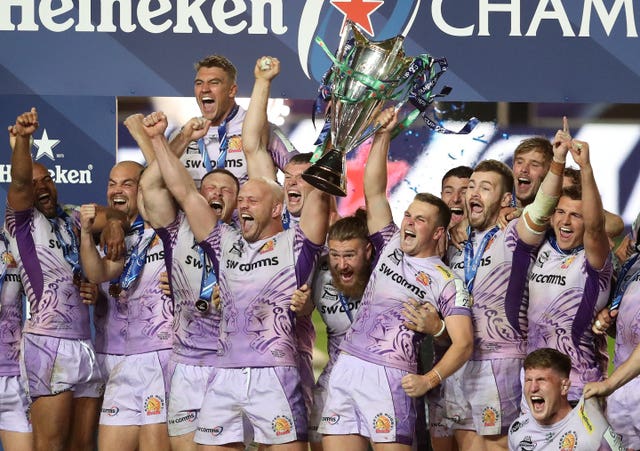 Exeter won the Champions Cup in 2020